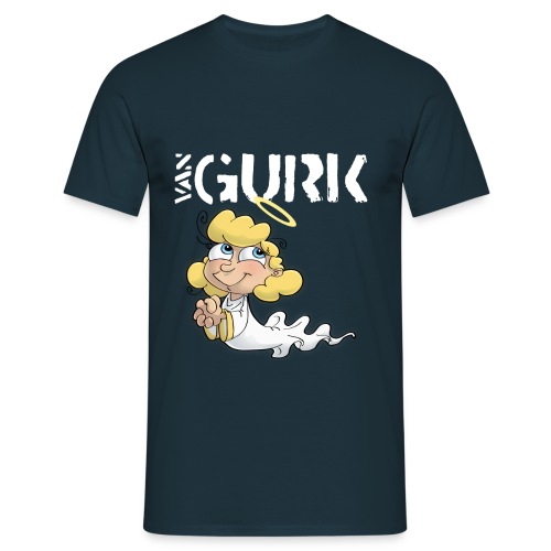 VAN GURK Engerl mit Logo WEISS - Männer T-Shirt