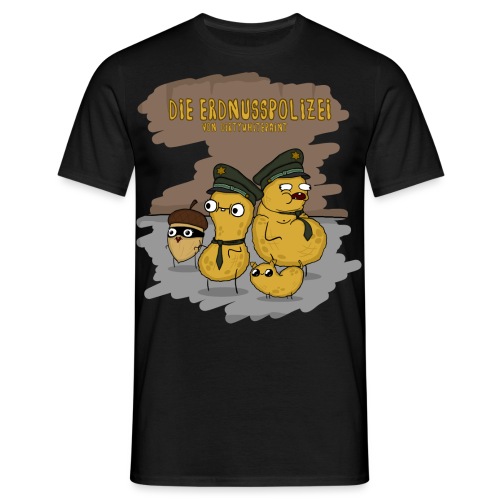 Erdnusspolizei2 png - Männer T-Shirt