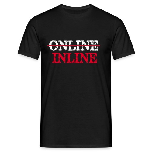 Inline not Online - Men's T-Shirt