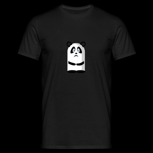 Mascotte panda triste - Männer T-Shirt