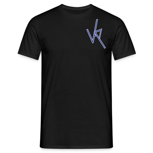 vap logo1 white and blue - Men's T-Shirt