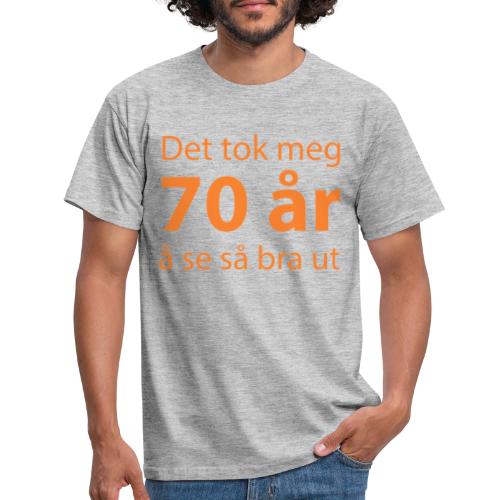 T skjorte til 70 åring - T-skjorte for menn
