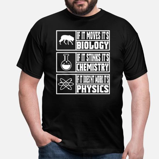 Funny Science Teacher Shirt Physics, Chemistry, and Biology Meme' Men's  T-Shirt | Spreadshirt