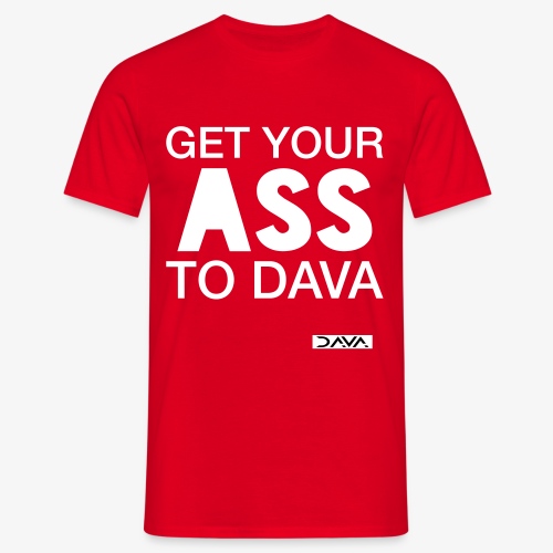 Move to DAVA - white - Men's T-Shirt