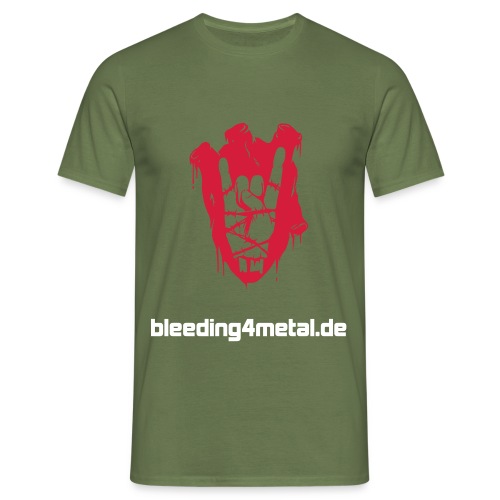 bleeding logo - Männer T-Shirt