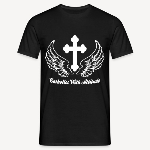 CATHOLICS WITH ATTITUDE - Men's T-Shirt