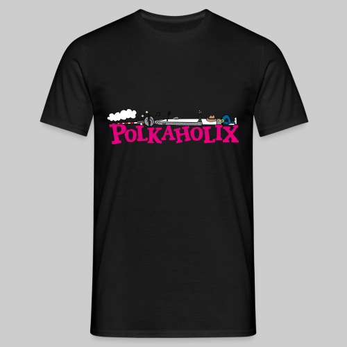 PHX Schriftzug + TV Man - Men's T-Shirt