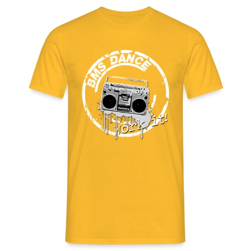 BMS Dance grey - Mannen T-shirt