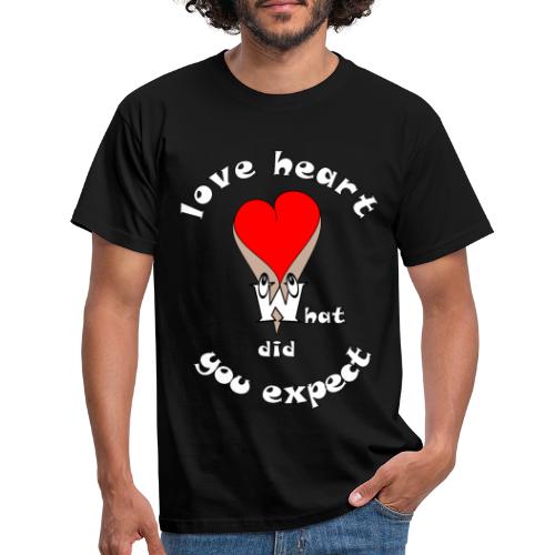 Tee shirt cœur sexy humour quoi d’autres - T-shirt Homme