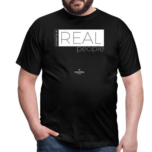 Real in white - T-shirt Homme
