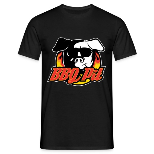 BBQPit-Logo2 - Männer T-Shirt