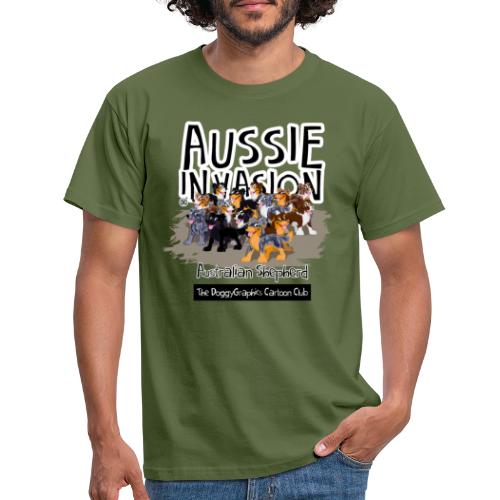 Aussie CartoonClub - AussieInvasion - Men's T-Shirt