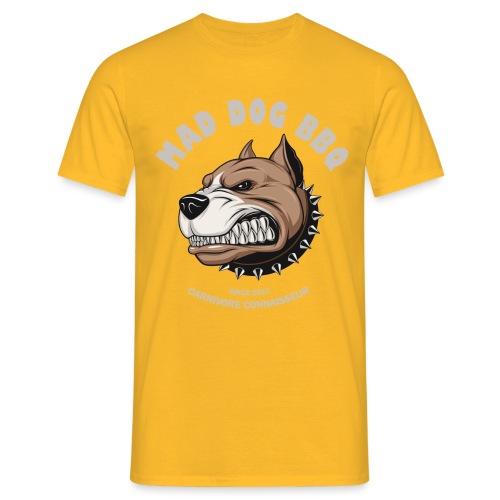 Mad Dog Barbecue (Grillshirt) - Männer T-Shirt
