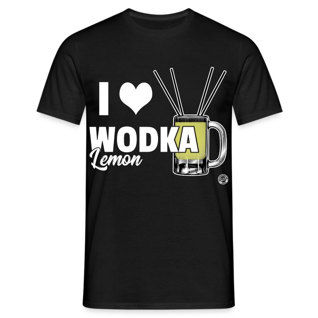 I LOVE WODKA LEMON Shirt - Vodka Shirt