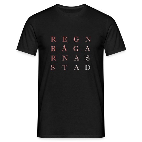 REGNBÅGARNAS STAD - T-shirt herr