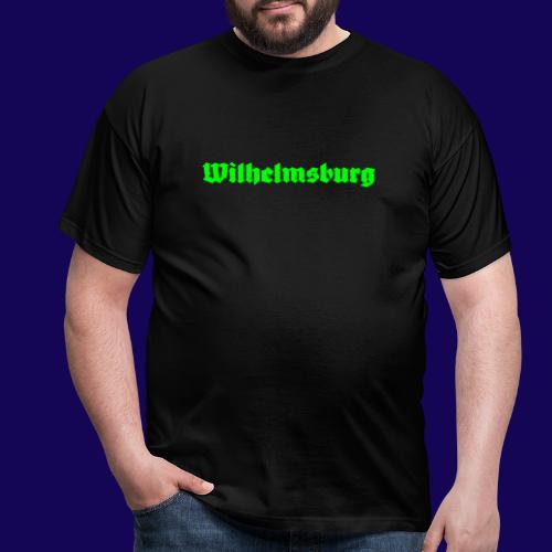 Wilhelmsburg Fraktur-Typo: Die Hamburger Elbinsel! - Männer T-Shirt