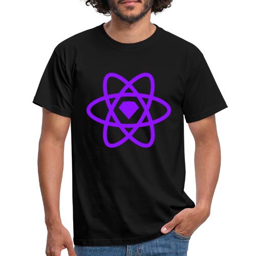 Sketch2React Dark Purple Logo - Men's T-Shirt