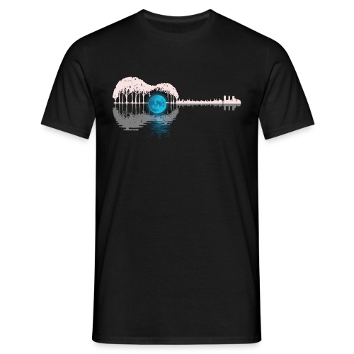 Gitarre im Retro-Stil, für Gitarristen - Männer T-Shirt
