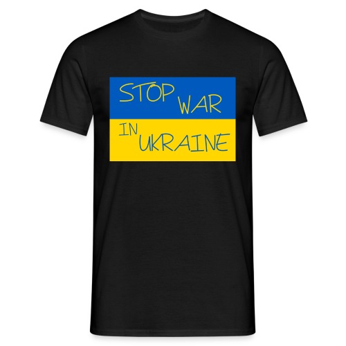 STOP WAR IN UKRAINE - Maglietta da uomo