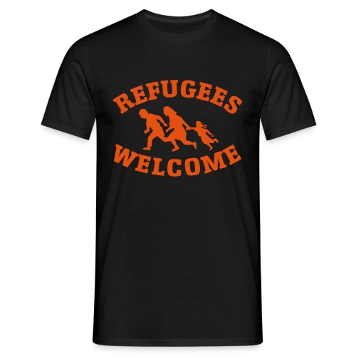 Refugees Welcome - Männer T-Shirt