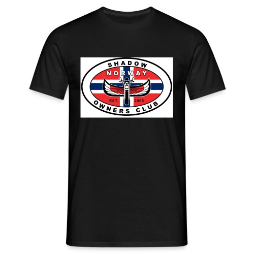 SHOC Norway Patch jpg - T-skjorte for menn