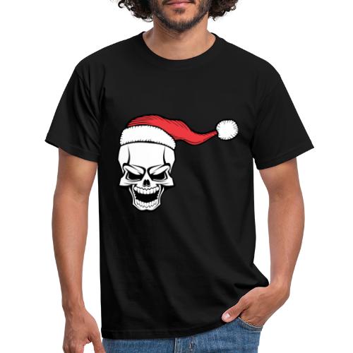 Weihnachten Xmas Totenkopf - Männer T-Shirt