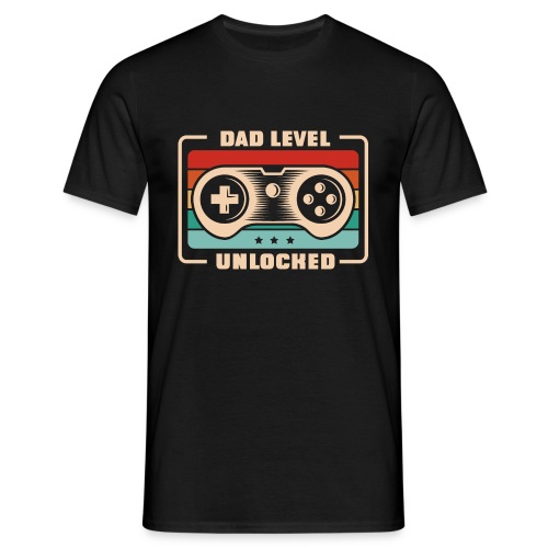 Dad Level Unlocked - Männer T-Shirt