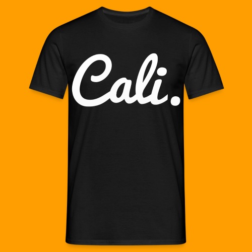 Cali s Logo Weiss - Männer T-Shirt