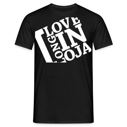 I Love Longinoja -merkki vino - Miesten t-paita