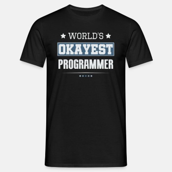 World's Okayest Programmer - T-shirt for men
