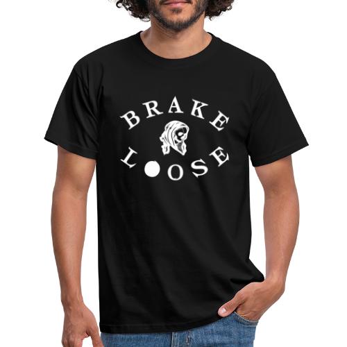 BRAKE LOOSE - WHITE REAPER LOGO - Men's T-Shirt