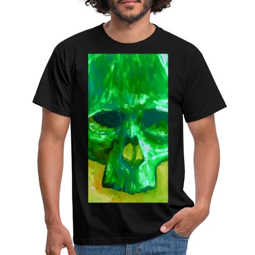Green Skull - Mannen T-shirt