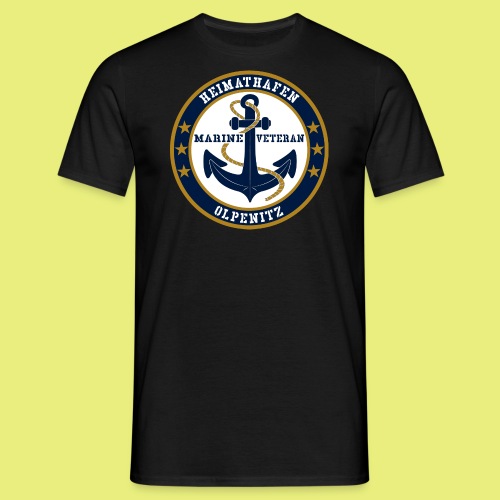 Marine Veteran Heimathafen OLPENITZ - Männer T-Shirt