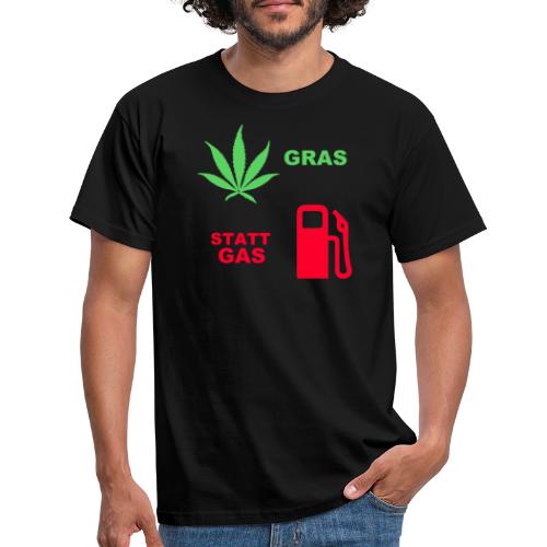 gras statt gas - Männer T-Shirt
