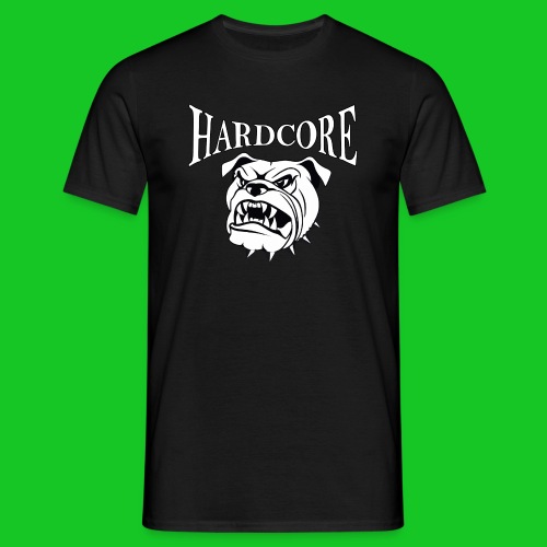 Hardcore bulldog - Mannen T-shirt