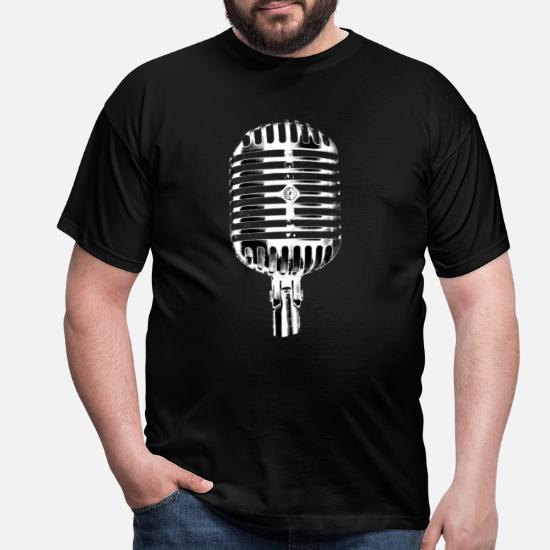 Afwijzen Het hotel Ja Shure microfoon' Mannen T-shirt | Spreadshirt