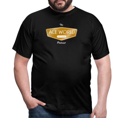 Ace World Videogame Podcast Logo T shirt - Men's T-Shirt