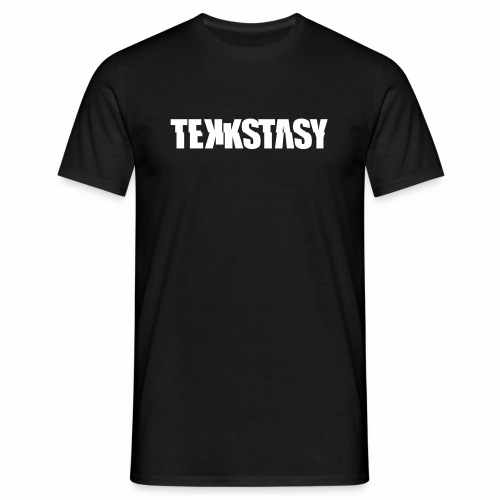 TEKKSTASY Hard Tekk Tekkno bpm Techno Rave Spruch - Männer T-Shirt