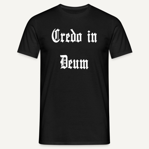 Credo in Deum - Koszulka męska