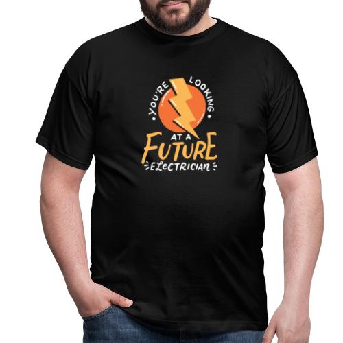 Lustiger zukünftiger Elektriker Elektrotechniker - Männer T-Shirt