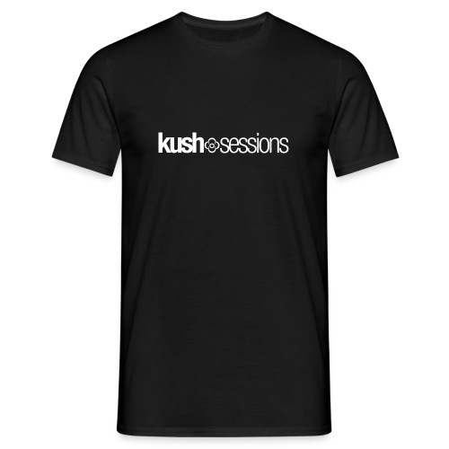 KushSessions (white logo) - Men's T-Shirt