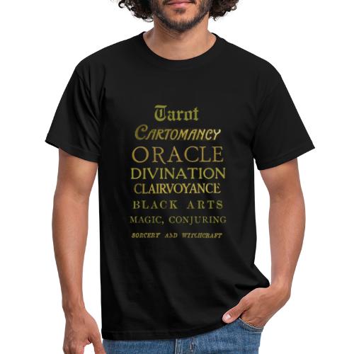Witching the Tarot - T-skjorte for menn