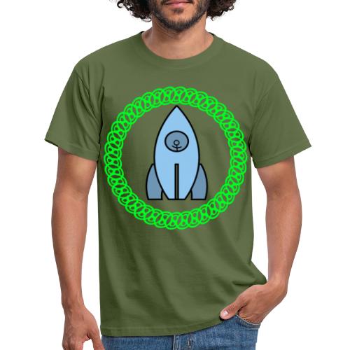 Raumschiff auf dem Weg ins Weltall - Männer T-Shirt