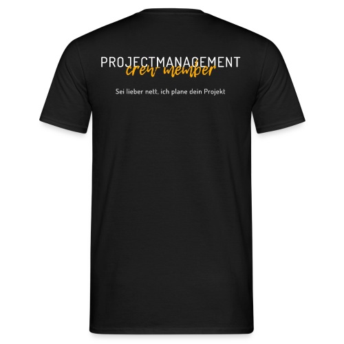 Media Favoriten Projectmanagement Crew Member - Männer T-Shirt