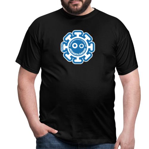 Corona Virus #mequedoencasa azul - Camiseta hombre