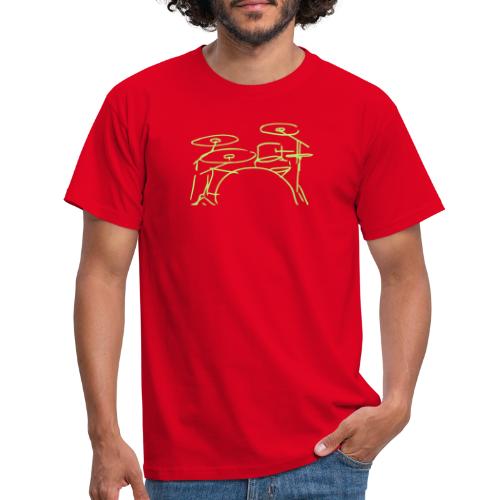 Drumset - Männer T-Shirt
