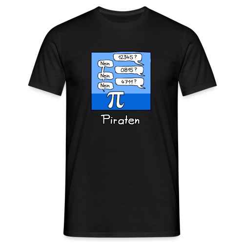 Pi raten - Aaaaargh! - Männer T-Shirt