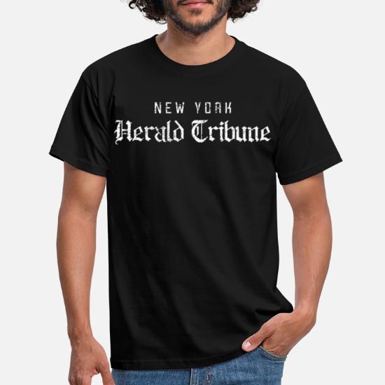 por no mencionar Frontera preferible Herald Tribune Nueva York' Camiseta hombre | Spreadshirt