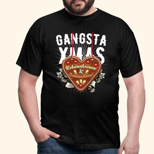Ugly Christmas Gangsta Xmas - Männer T-Shirt