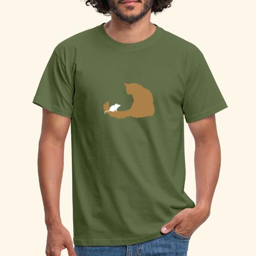 Katze und maus - Männer T-Shirt